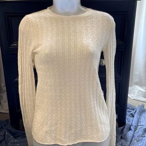 Banana Republic Cotton/Angora Crew Neck